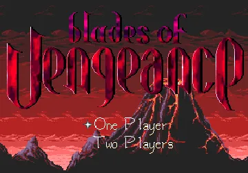 Blades of Vengeance (USA, Europe) screen shot title